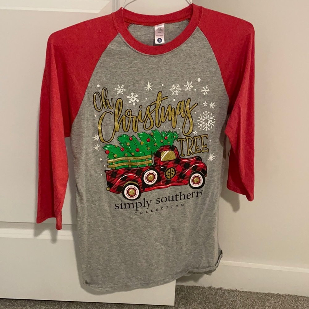 Simply southern Christmas top